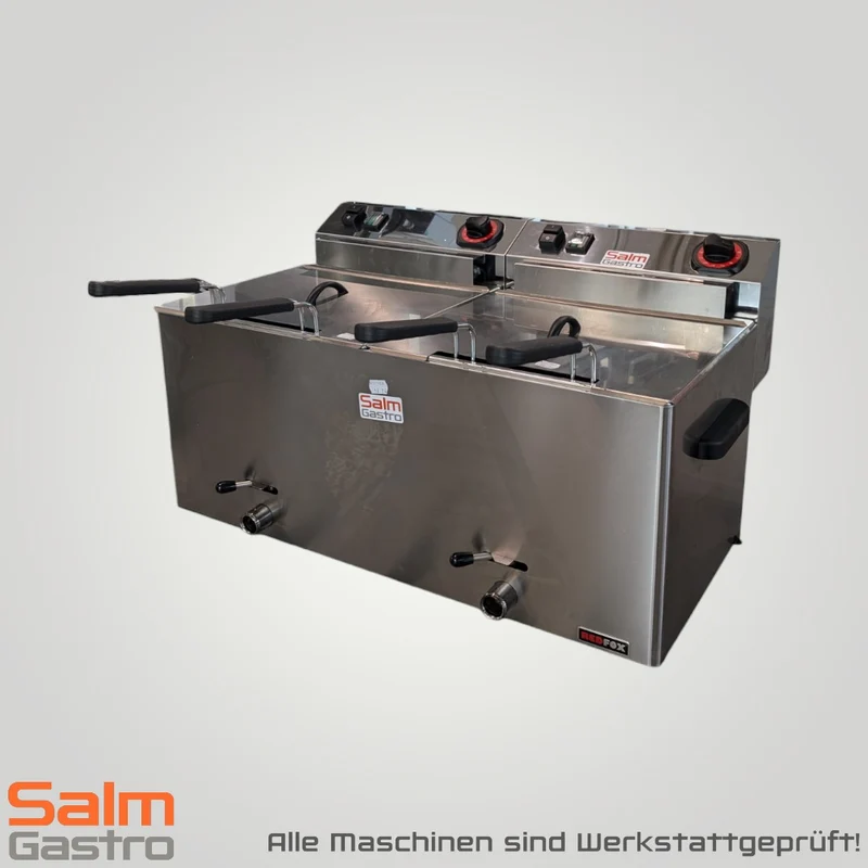RM Gastro Fritteuse elektrisch doppelt FE 1010 TD 2x11L 400V Gebrauchtgerät