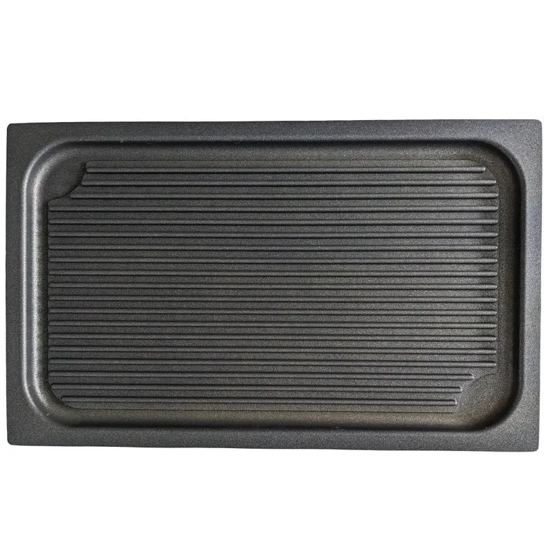 Risoli Grillplatte GN 1/1 Aludruckguss 325x530x25 mm für Kombidämpfer