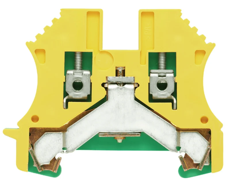 Weidmuller 1010000000 WPE 2,5 PE Terminal Block 2.5mm2 Yellow-Green