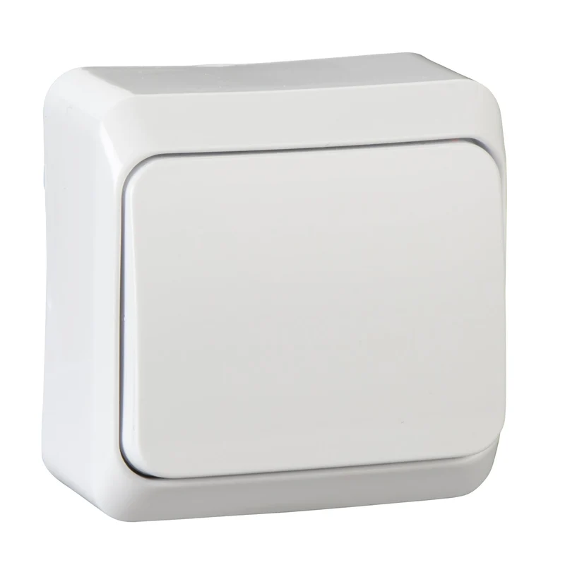 Schneider WDE001010 PRIMA 1-Pole Surface Switch 10AX 250V White