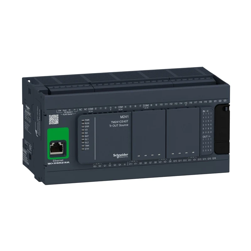 Schneider TM241CE40T Modicon M241 Logic Controller 40 I/O 24V DC PNP