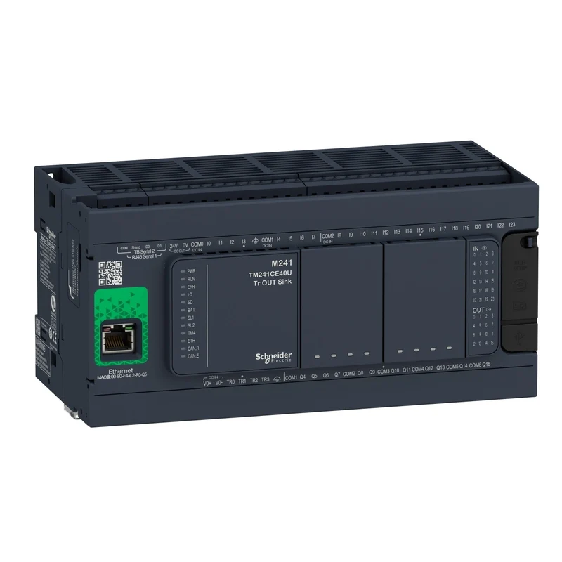 Schneider TM241CE40R Modicon M241 40 IO Relay Ethernet Logic Controller