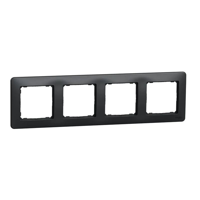 Schneider SDD314804 Sedna 4-Gang Cover Frame Anthracite