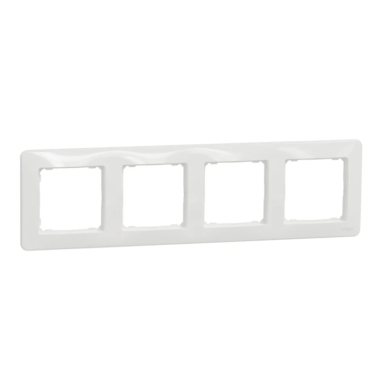 Schneider SDD311804 Sedna 4-Gang Cover Frame White