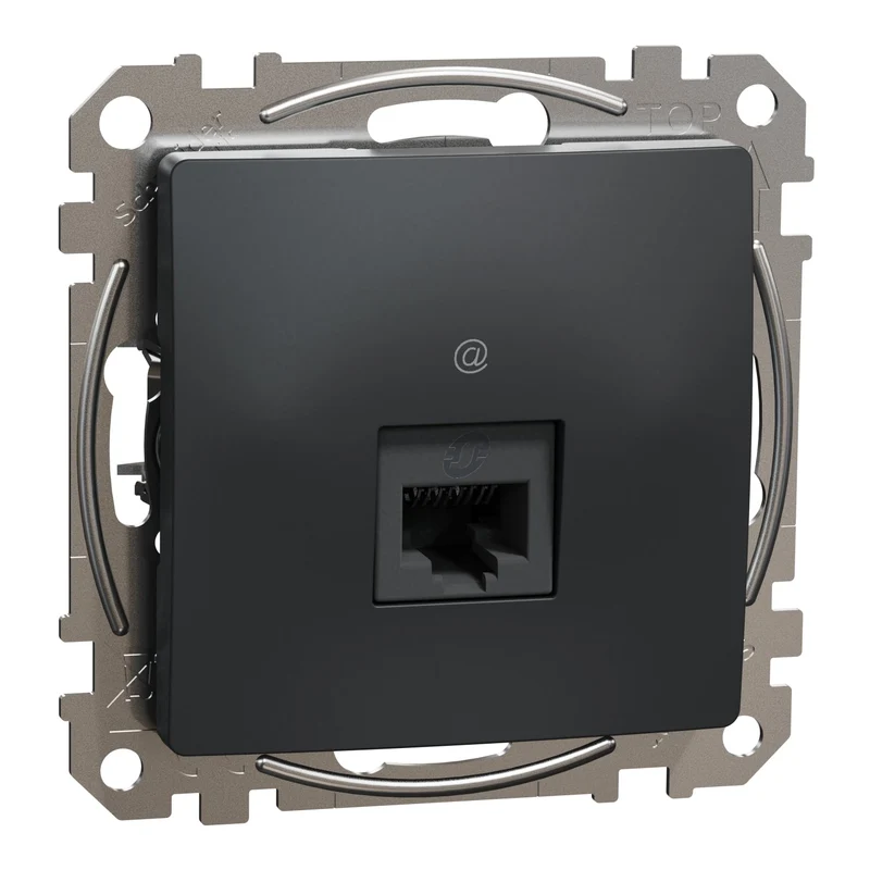 Schneider SDD114461 Sedna RJ45 Cat6 UTP Data Socket Anthracite
