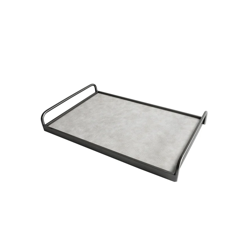 Stylisches dekoratives Tablett mit robusten Griffen
