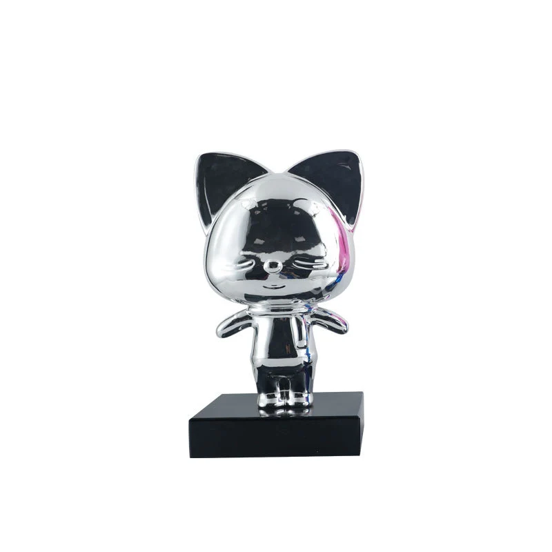 Verspielte Katzenfigur