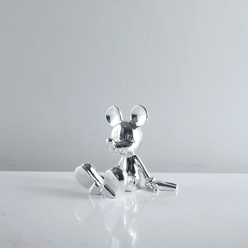 Künstlerische Chromfigurine