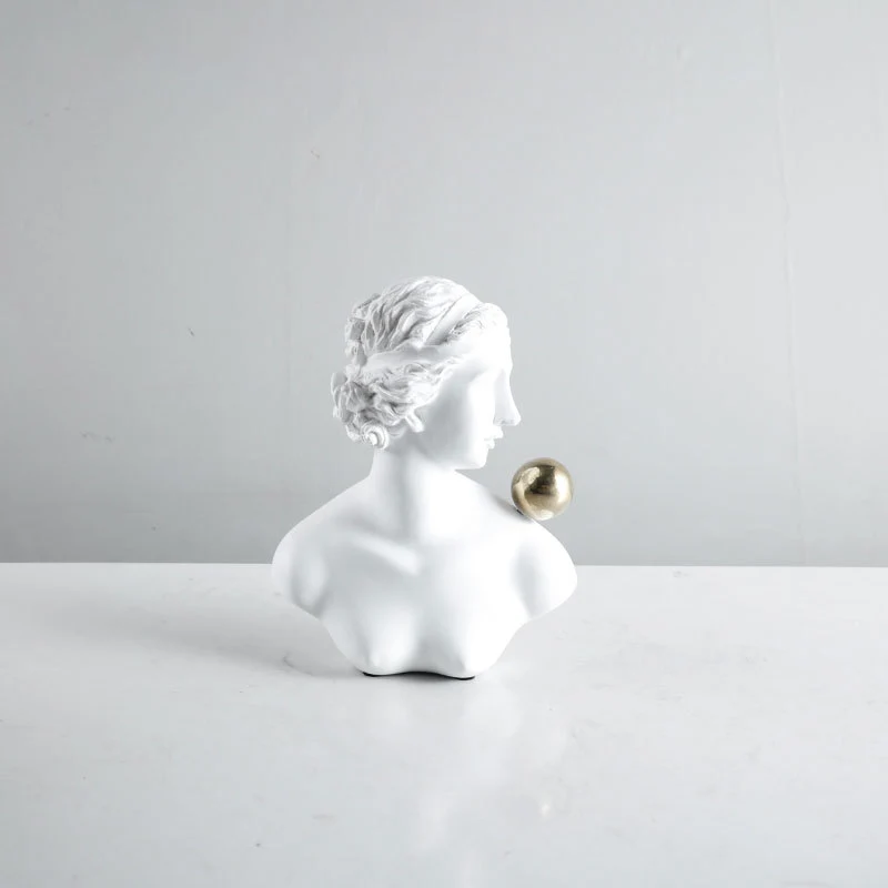 Künstlerische Büstenfigur