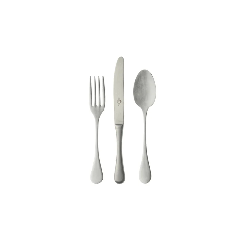 Antigo Dessert-Besteckset 18tlg silber matt
