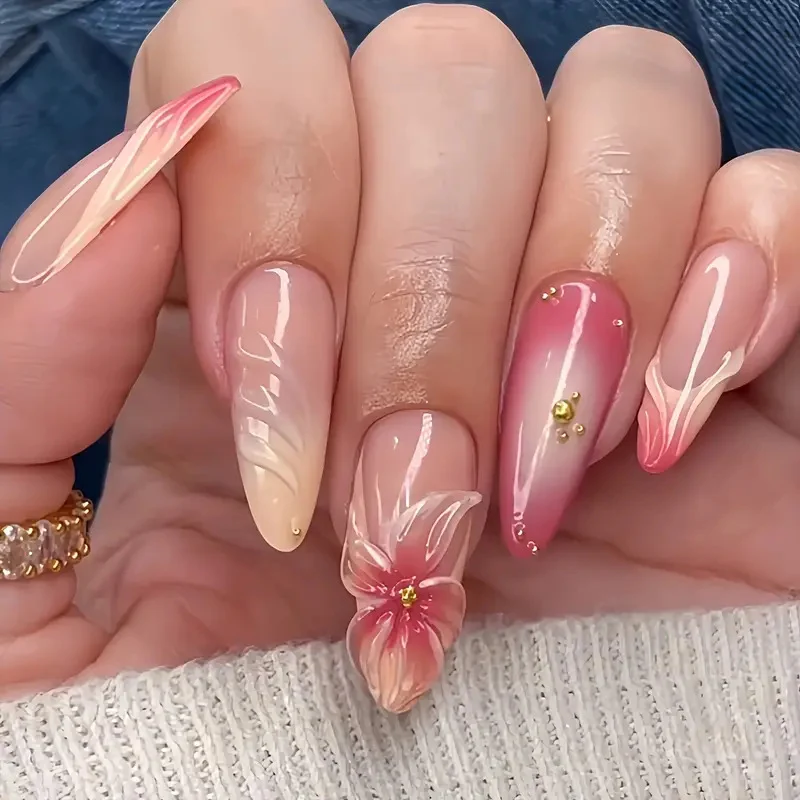 Florale Nail Art Verbesserungen Karnz