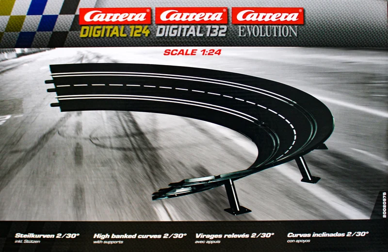 Carrera 20020575 - DIGITAL 124/132/EVOLUTION Steilkurve 2/30 Grad