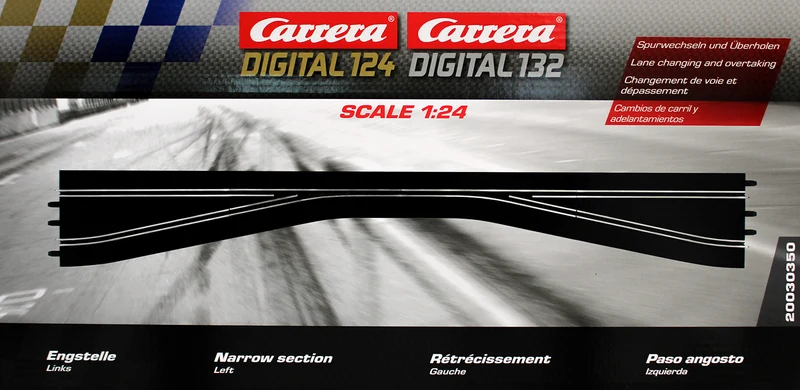 Carrera 20030350 - DIGITAL 124/132 Schiene Engstelle, links