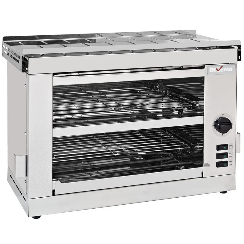 Profi Doppel-Salamander mit 2 Ebenen & Timer , 3,3 kW, WR-TSE2-D