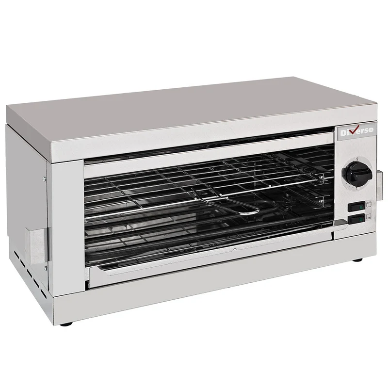Profi Salamander Grill mit Timer , 2,2 kW , Ober- & Unterhitze, WR-TSE1-S