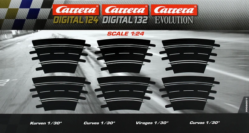 Carrera 20020577 - EVOLUTION/EXCLUSIVE 1:24 Kurven 1/30°