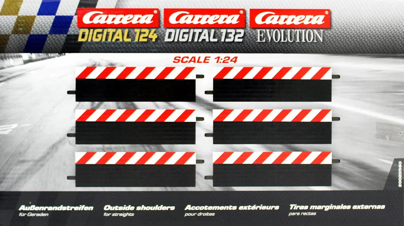 Carrera 20020560 - EVOLUTION/EXCLUSIVE 1:24 Randstreifen f. Gerade