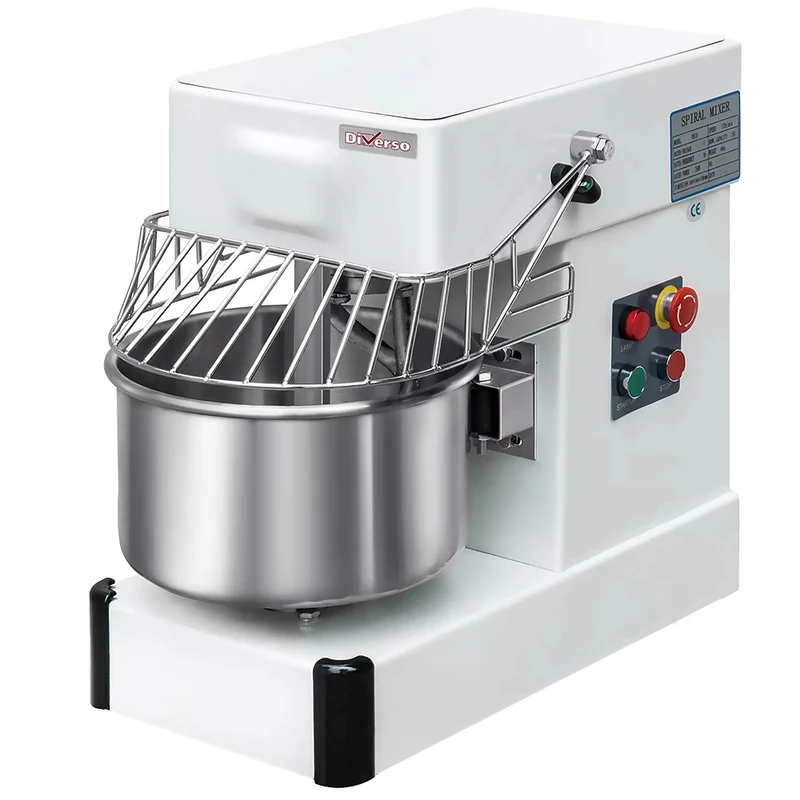 Spiralkneter 10 Liter , 8 kg Teig , fahrbar, WR-SDTM-10