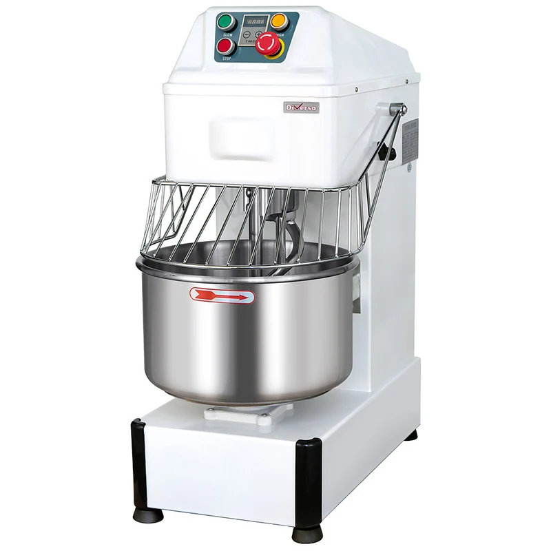 Professioneller Spiralkneter 20 Liter , 16 kg Teig , fahrbar mit Timer, WR-SDTM-20