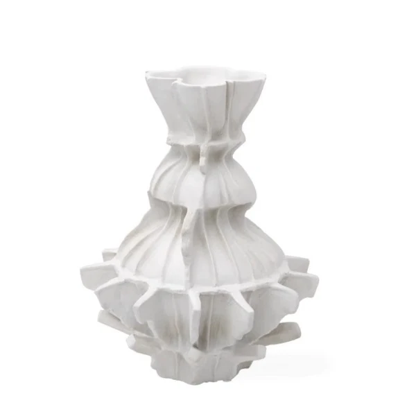 Künstlerische strukturierte Blumenvase