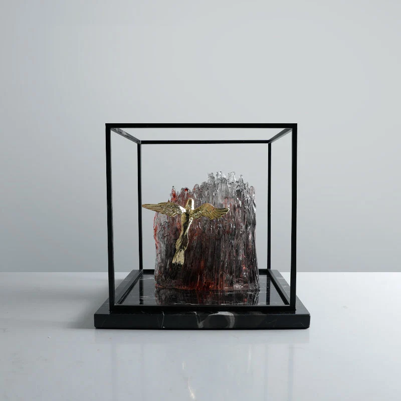 Künstlerische Glas Skulptur