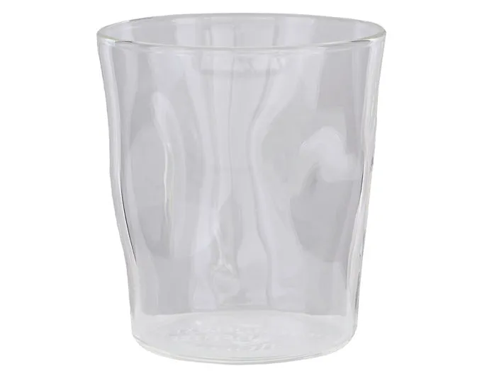 DUTCHDELUXES Becher verbeult Glas transparent 130 ml
