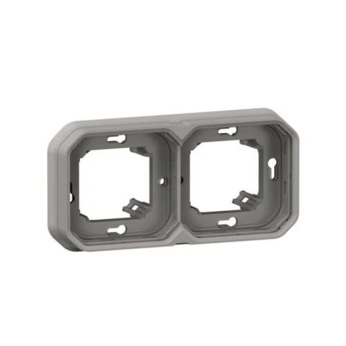 Legrand 069683L Plexo 2-Gang Flush Mounting Frame IP55 Grey