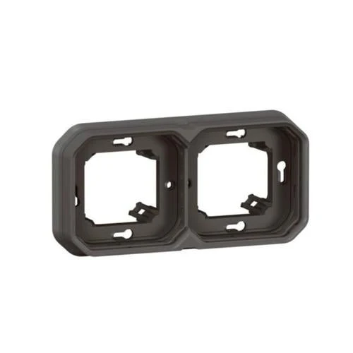 Legrand 069607L Plexo 2-Gang Flush Mounting Frame IP55 Anthracite