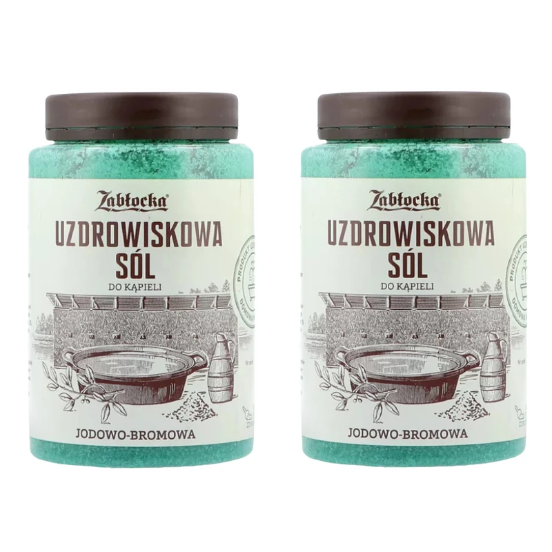 Zabłocka-Kur-Salz, jod- und bromhaltig, zum Baden, 1,2 kg – 2 Stück