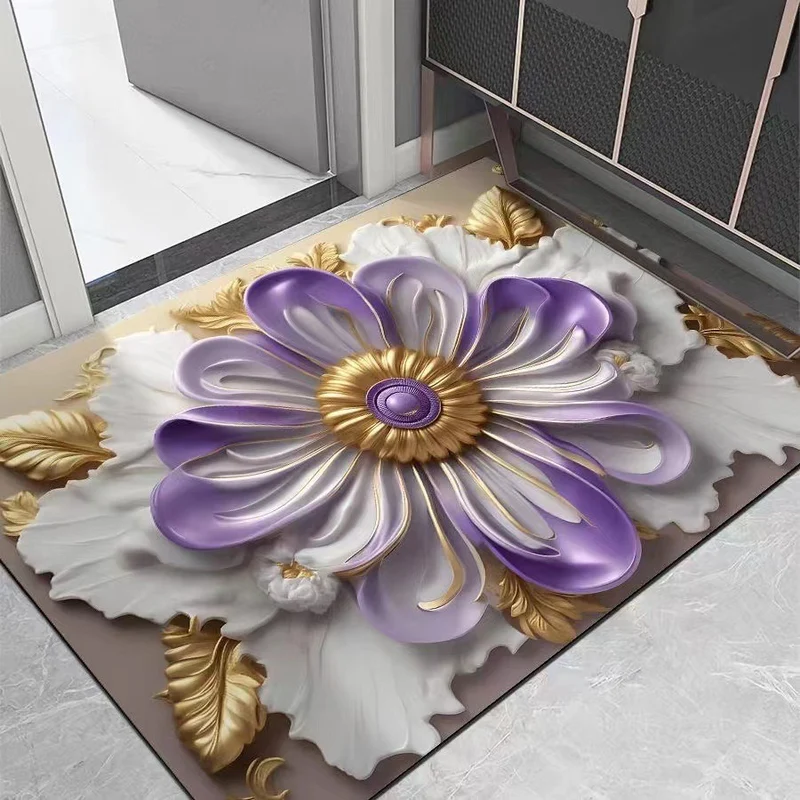 Dekorative Floralbereich Matte