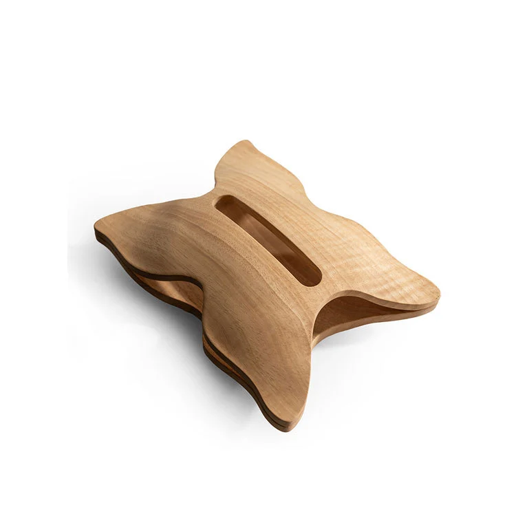 Künstlerischer Holzboxhalter für Taschentücher
