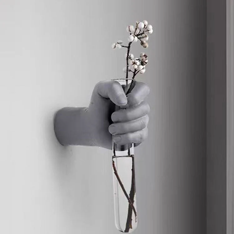 Künstlerischer Wandmontierter Blumenhalter