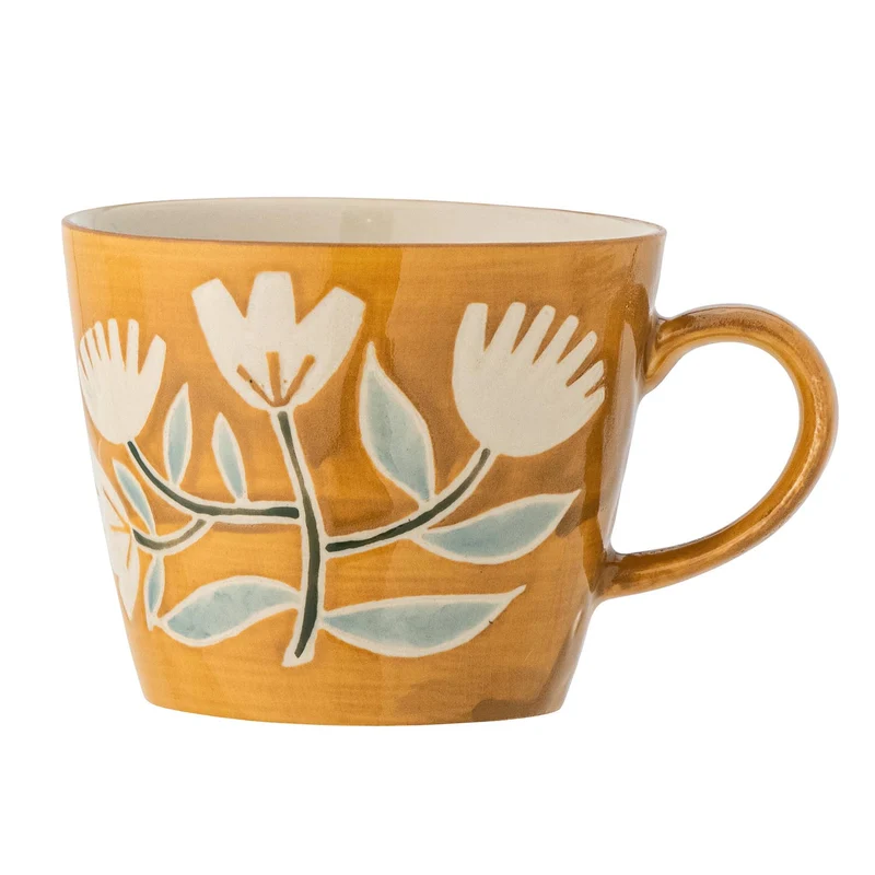Tangier Tasse, Orange, Steingut