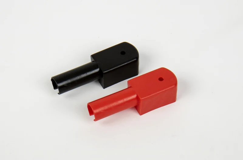 Batteriepolabdeckung-Set – Rot und Schwarz für Plus- und Minuspol
