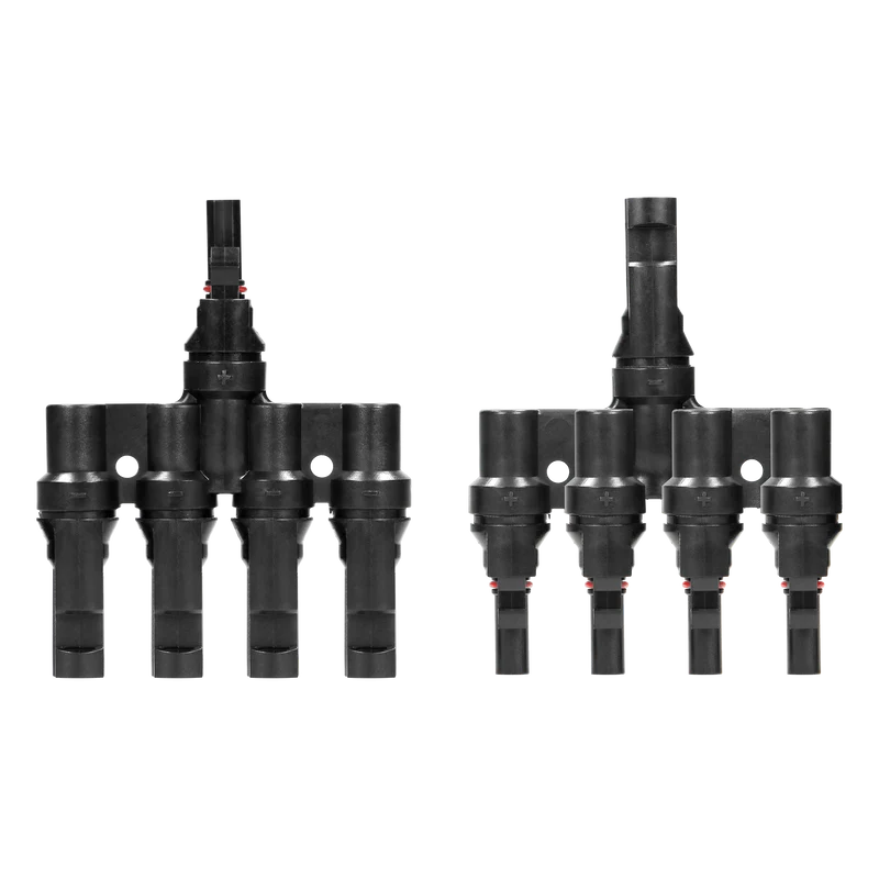 Verteiler 4xMC4, (T-Typ), für Solarpanele