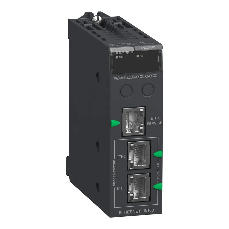 Schneider BMENOC0301 Network Module, Modicon M580, Ethernet IP/Modbus TCP