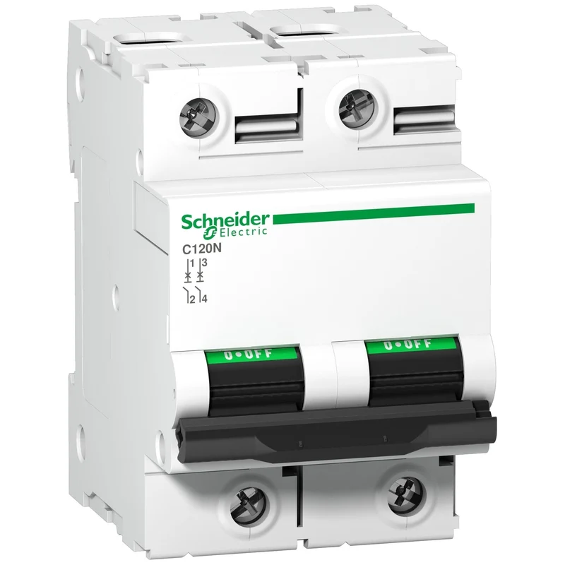 Schneider A9N18363 Acti9 C120N MCB 2P C 125A 10kA