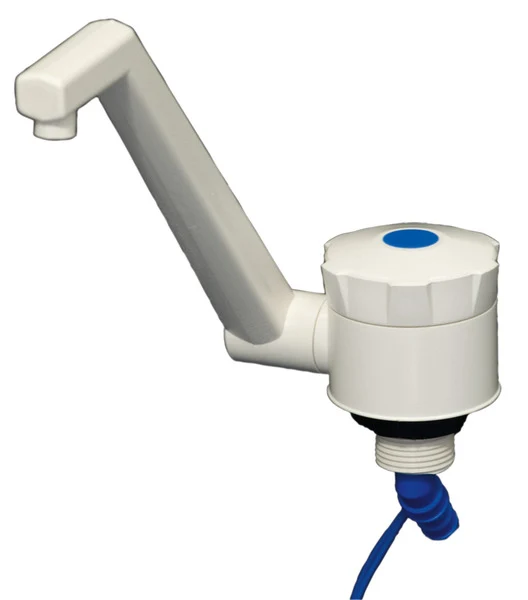 Wasserhahn, Automatik, weiss