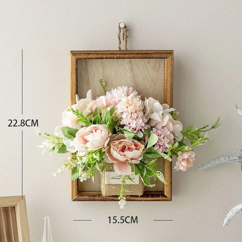 Dekorative Wandmontierte Blumenarrangements