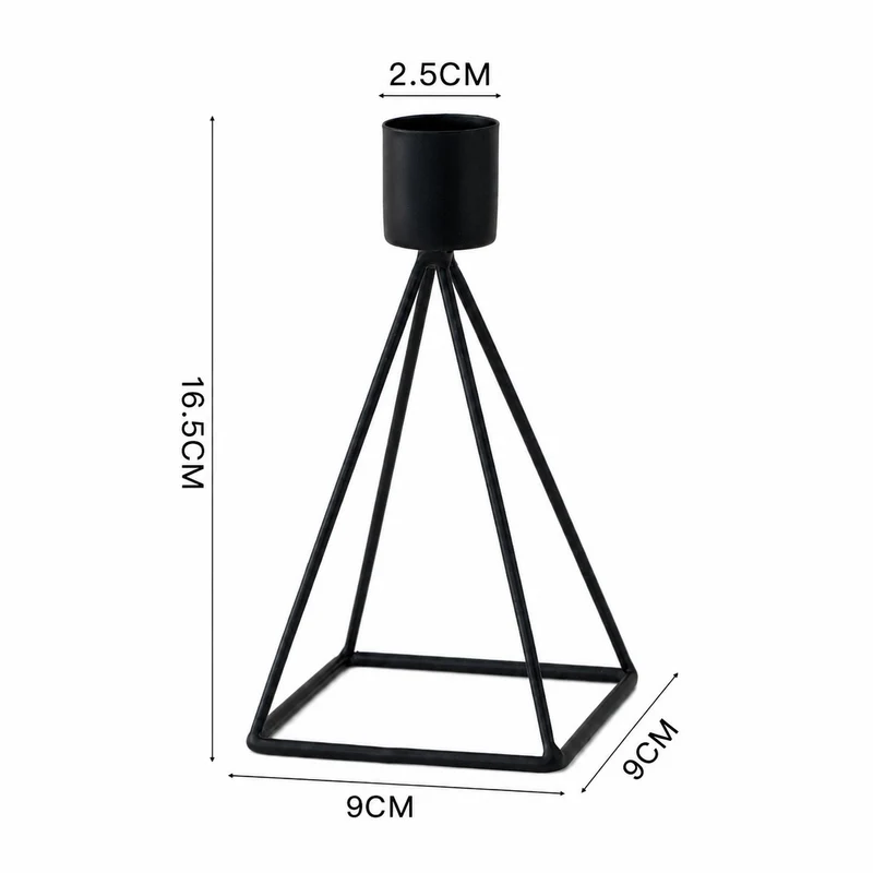 Moderner geometrischer Kerzenhalter