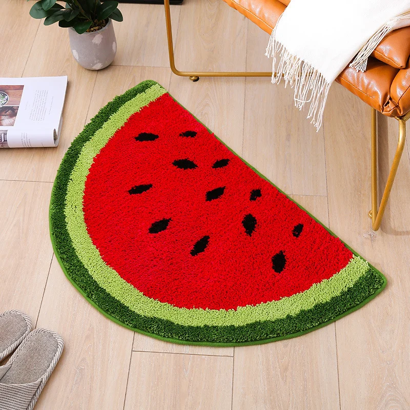 Wassermelonenstück Dekorativer Bereich Teppich Karnz