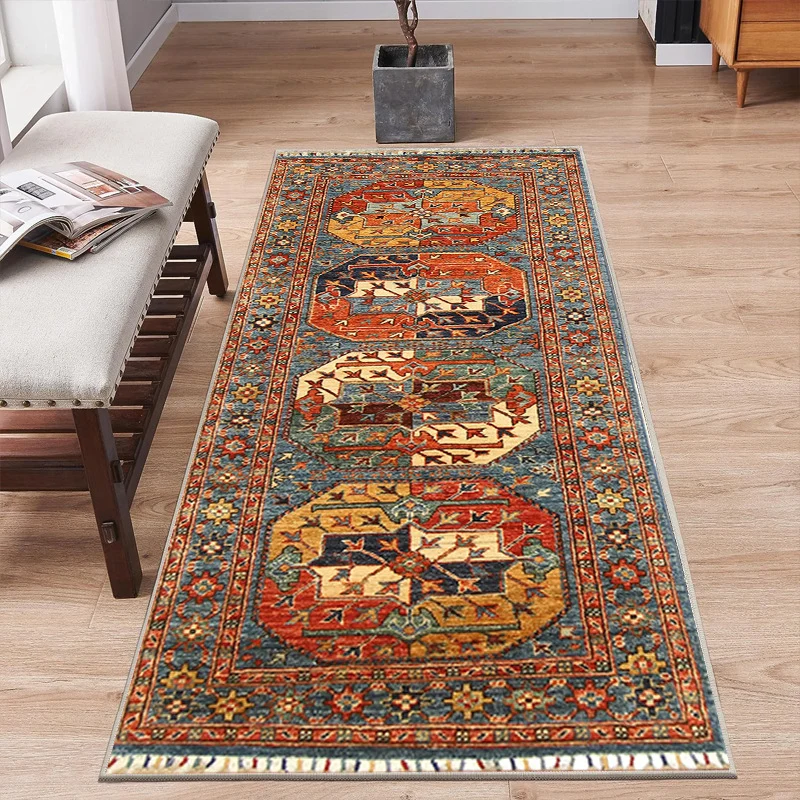 Vintage-inspirierter geometrischer Teppich