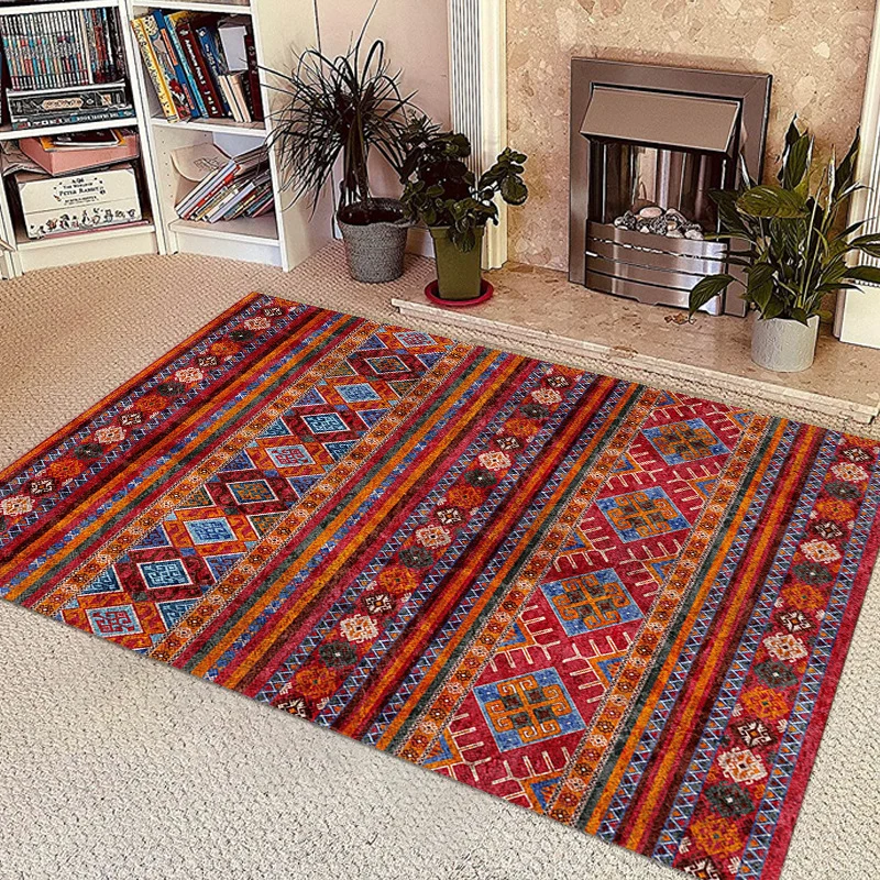 Vintage geometrisches Muster Teppich