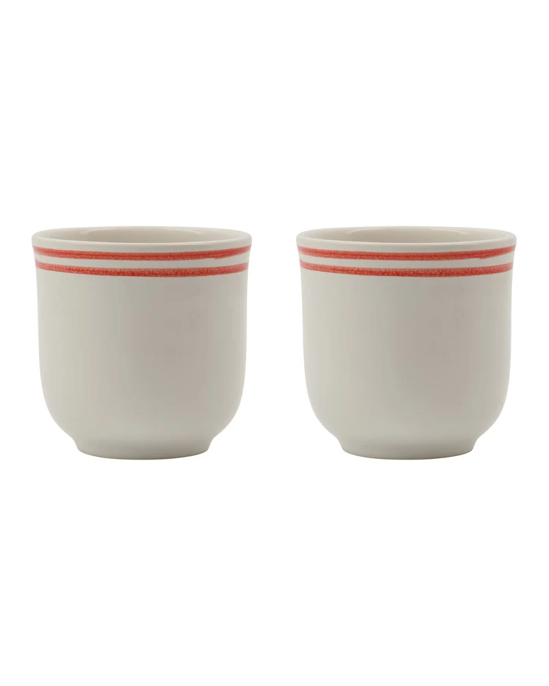 Tasse, NVBistro, Rot, Weiß