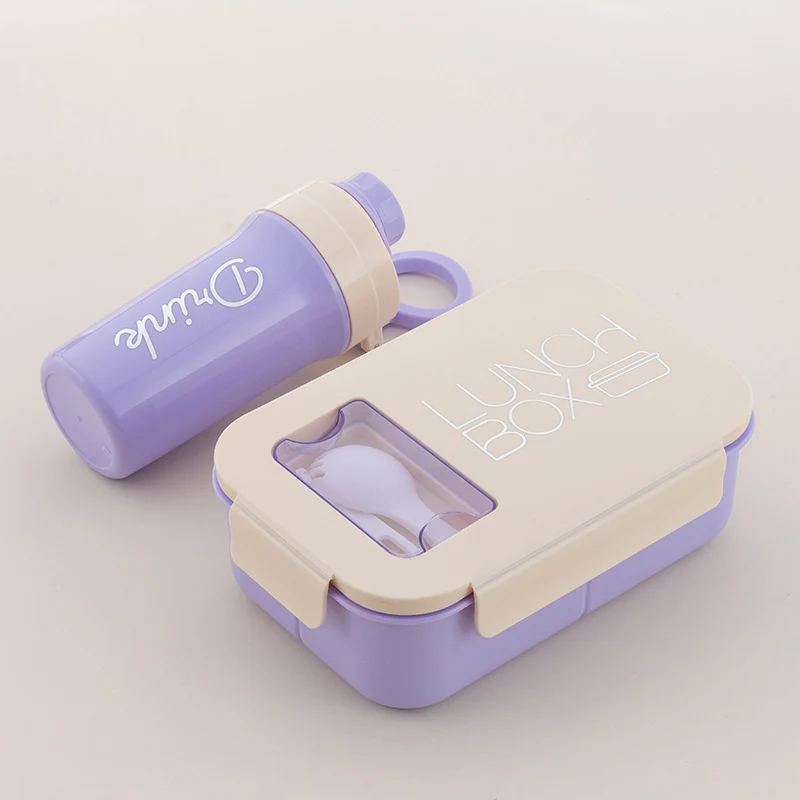 Stylische Lunchbox und Wasserflasche Set