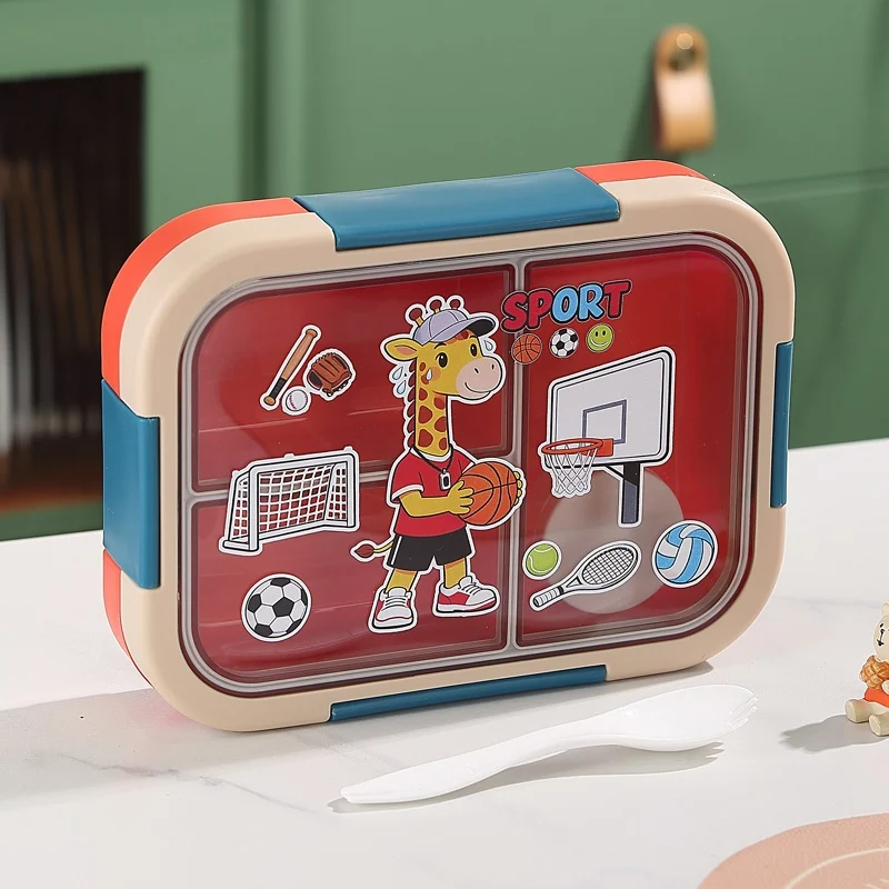 Sport-Themen Multi-Fach Bento Lunchbox