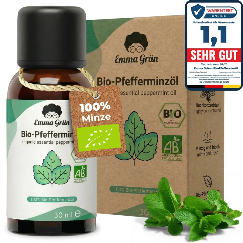 Bio-Pfefferminzöl (30 ml)