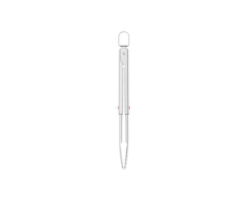 GrillOut BBQ Zange einziehbarer Kopf Edelstahl 42.5-34cm