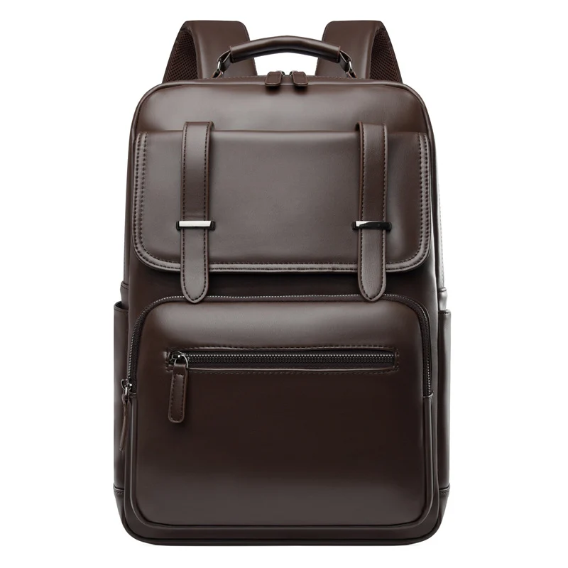 Leder Laptop Rucksack Karnz