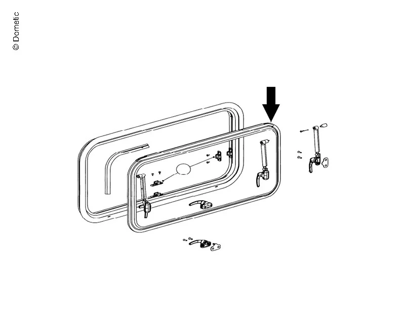 Ausstellscheibe S7 600x510